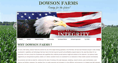 Desktop Screenshot of dowsonfarms.com